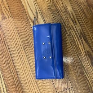 Kate Spade Blue Leather Wallet